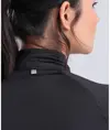 Maglia Cool Flex da donna a mezza zip lunga AWDis Just Cool