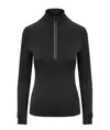 Maglia Cool Flex da donna a mezza zip lunga AWDis Just Cool