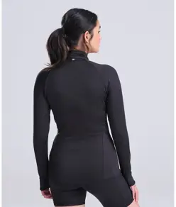 Maglia Cool Flex da donna a mezza zip lunga AWDis Just Cool