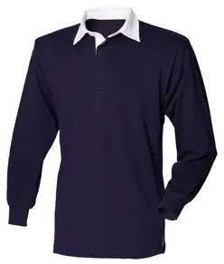 Maglia da rugby a maniche lunghe a tinta unita Front Row
