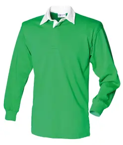 Maglia da rugby a maniche lunghe a tinta unita Front Row