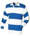 Maglia da rugby a righe cucite a manica lunga Front Row