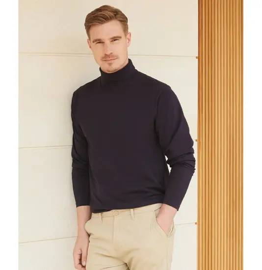 Maglia dolcevita a maniche lunghe Henbury