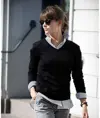 Maglia donna di lusso Ashbury in misto merino Nimbus