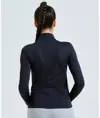 Maglia donna TriDri® riciclata garzata a maniche lunghe con zip a ¼ TriDri