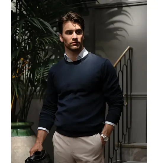 Maglia in lana merino Cashwool® extra fine Beaufort Nimbus