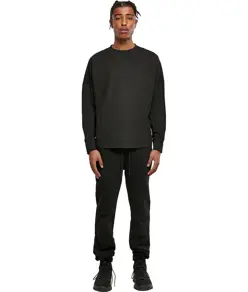 Maglia oversize a maniche lunghe con taglio sulle maniche Build Your Brand