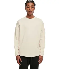 Maglia oversize a maniche lunghe con taglio sulle maniche Build Your Brand