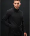 Maglia tecnica con zip a 1/4 Tombo