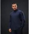 Maglia tecnica con zip a 1/4 Tombo