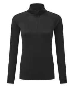 Maglia tecnica da donna a maniche lunghe con zip a ¼ TriDri® TriDri