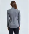 Maglia tecnica da donna a maniche lunghe con zip a ¼ TriDri® TriDri