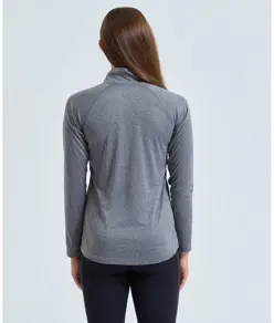 Maglia tecnica da donna a maniche lunghe con zip a ¼ TriDri® TriDri