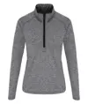 Maglia tecnica da donna a maniche lunghe con zip a ¼ TriDri® TriDri