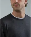 Maglione a girocollo in maglia ricco di cotone Premier