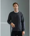 Maglione a girocollo in maglia ricco di cotone Premier