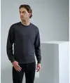 Maglione a girocollo in maglia ricco di cotone Premier