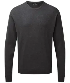 Maglione a girocollo in maglia ricco di cotone Premier