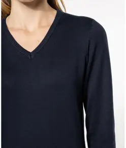 Maglione con scollo a V donna Kariban