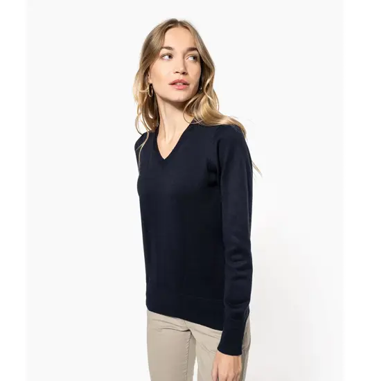 Maglione con scollo a V donna Kariban