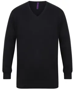 Maglione con scollo a V finezza 12 Henbury