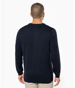 Maglione da uomo con scollo a V Kariban