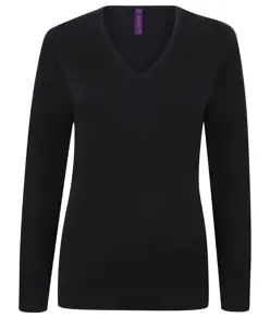 Maglione donna scollo a V finezza 12 Henbury