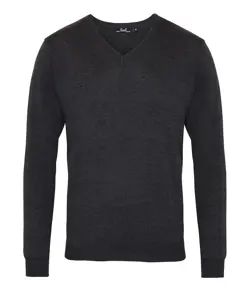 Maglione in maglia con scollo a V Premier