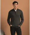 Maglione in maglia con zip a ¼ Premier