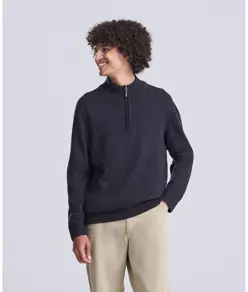 Maglione in maglia Wakhan con zip a 1/4 regen AWDis Ecologie