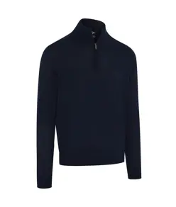 Maglione in misto merino con zip a 1/4 Callaway