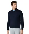 Maglione in misto merino con zip a 1/4 Callaway