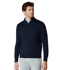 Maglione in misto merino con zip a 1/4 Callaway
