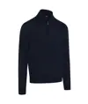 Maglione in misto merino con zip a 1/4 Callaway