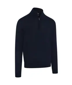 Maglione in misto merino con zip a 1/4 Callaway