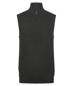 Maglione senza maniche con zip intera Henbury