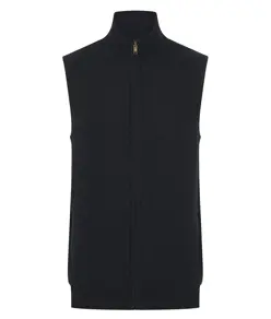 Maglione senza maniche con zip intera Henbury