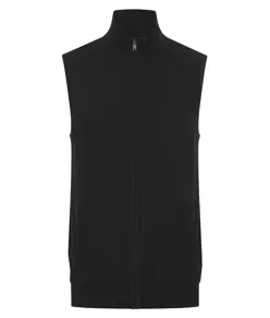 Maglione senza maniche con zip intera Henbury