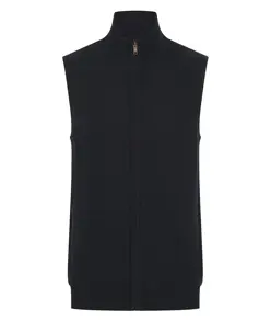 Maglione senza maniche con zip intera Henbury