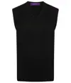 Maglione smanicato con scollo a V Henbury