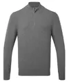 Maglione uomo con zip a ¼ in misto cotone Asquith & Fox