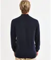 Maglione uomo con zip a ¼ in misto cotone Asquith & Fox