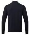 Maglione uomo con zip a ¼ in misto cotone Asquith & Fox