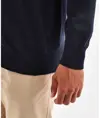Maglione uomo con zip a ¼ in misto cotone Asquith & Fox