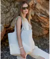 Maxi borsa riutilizzabile biologica tinta naturale Westford Mill