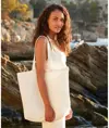Maxi borsa riutilizzabile biologica tinta naturale Westford Mill