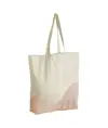 Maxi borsa shopper in cotone organico con stampa a onde Westford Mill