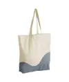Maxi borsa shopper in cotone organico con stampa a onde Westford Mill