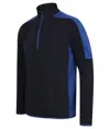 Mid-layer con zip a ¼ e inserti a contrasto Finden & Hales