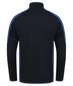 Mid-layer con zip a ¼ e inserti a contrasto Finden & Hales
